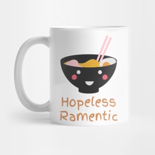 Hopeless Ramentic Romantic Lover Funny Pun Edit Mug